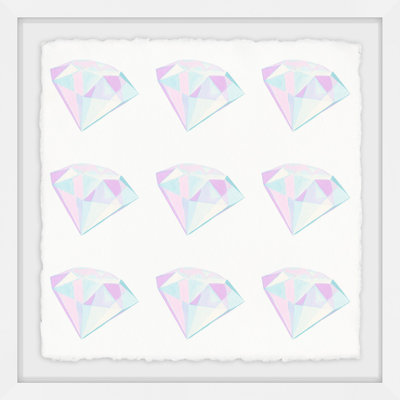 'Diamond Fantasy' Framed Print