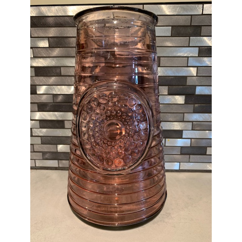 Merrick Glass Table Vase, Pink