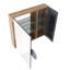 Armoire de toilette murale 29,63 po avec tablettes réglables et fabrication en contreplaqué durable, parfaite pour le rangement organisé et la décoration moderne
