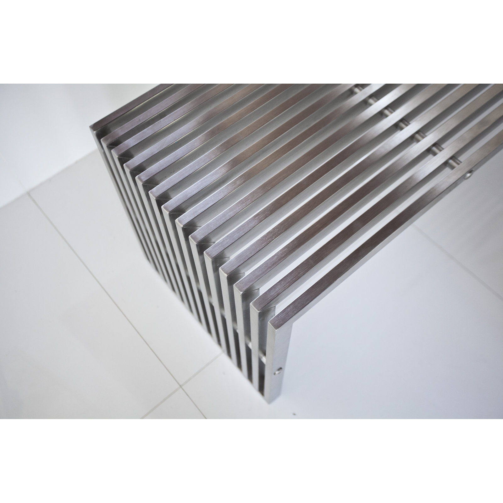 Jules Accent Stool, Silver
