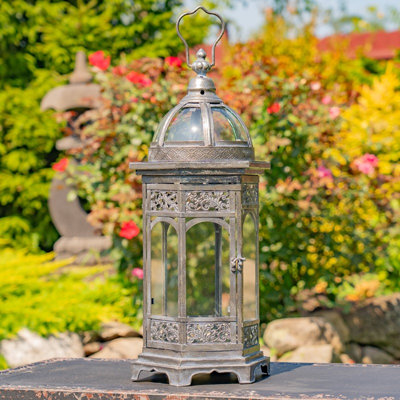 61in. Tall Felicita Iron/Glass Terrarium