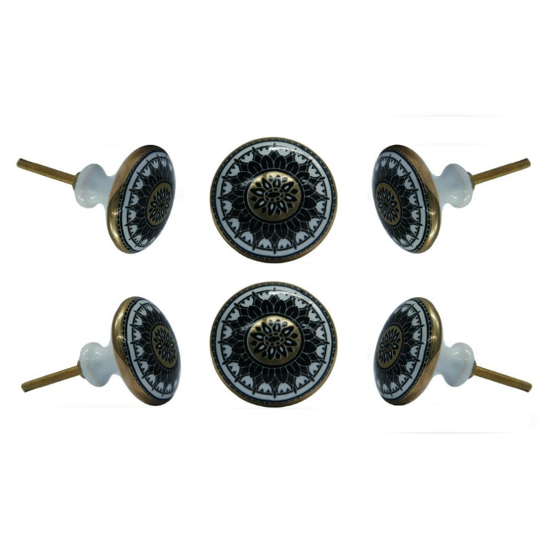 Jamil Oversized 1.8" Diameter Mushroom Knob Multipack