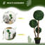 Anaruth 90cm Faux Boxwood Plant in Pot