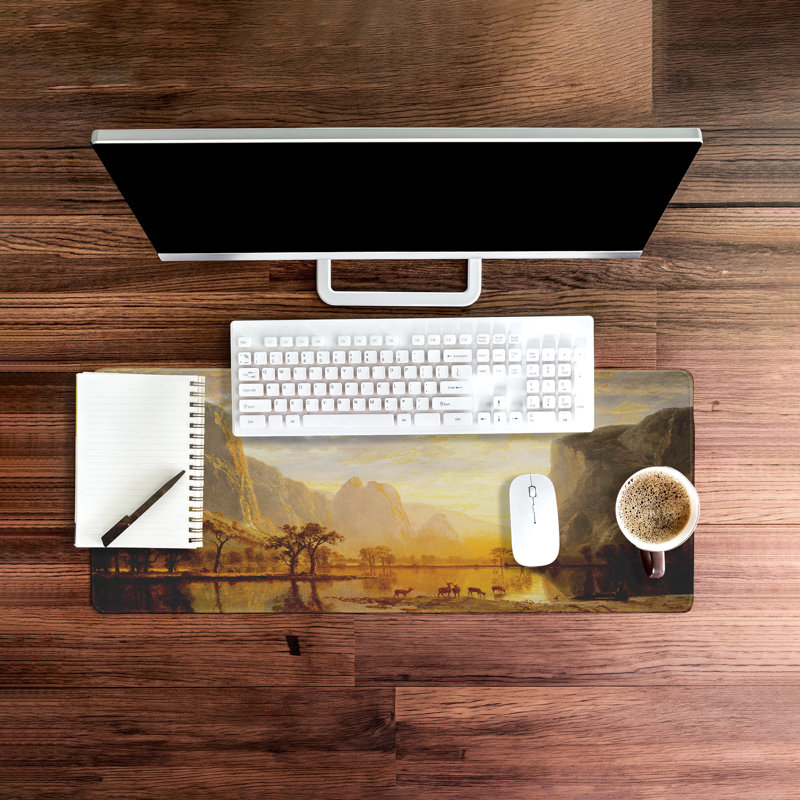 Fabric Desk Pad, 30 x 12