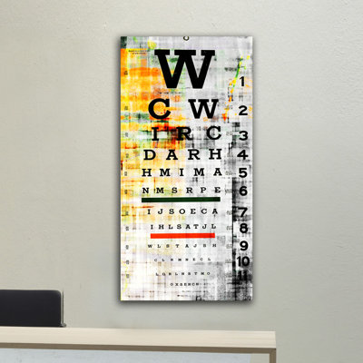 "Eye Chart" par Parvez Taj-reproduction d’art sur toile