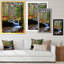 «Beautiful Autumn Forest Waterfall II», œuvre d'art traditionnelle sur toile-1261979917-1261979916