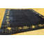 Minimalist Open Field Antique Chinese Navy Blue Room Size Peking Rug