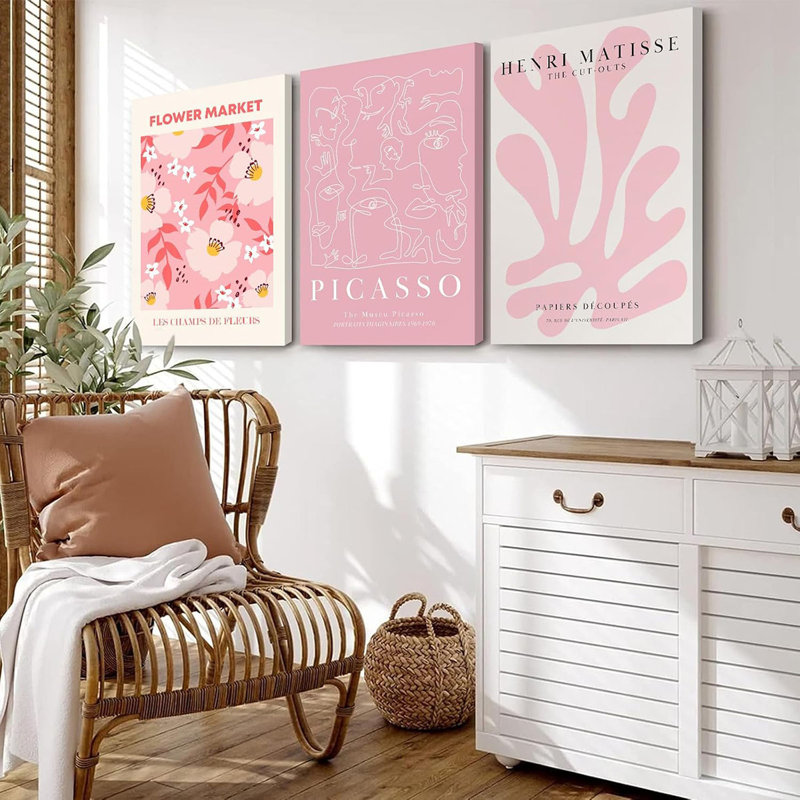 3 Piece Wrapped Canvas Print, 60 cm H x 120 cm W
