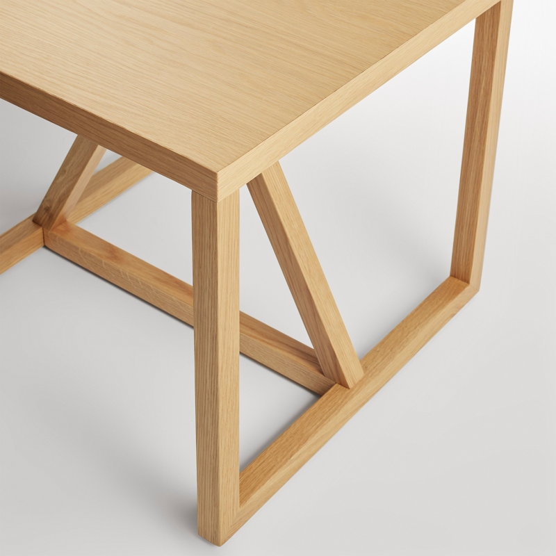 Strut End Table, White Oak