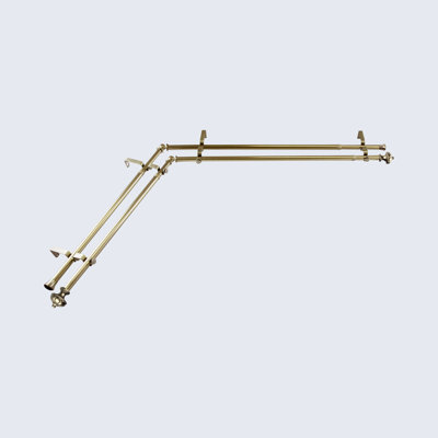 Ensemble de tringle à rideaux double et quincaillerie Kravitz