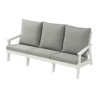 Canapé d'extérieur 3 places avec coussin Hips