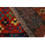 Tapis géométrique mauve / orange / vert en laine noué à la main à motif géométrique 3 pi 4 po x 4 pi 9 po Laudalino