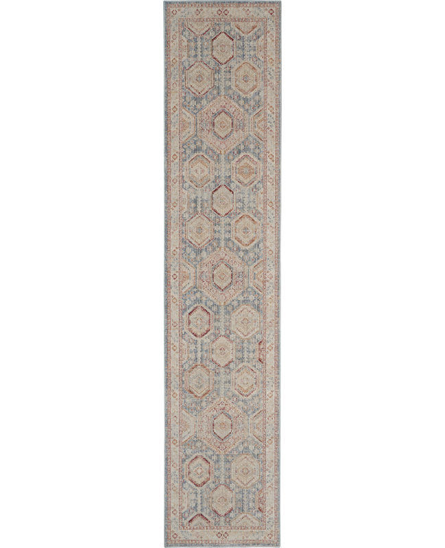 Silvian Oriental Indoor Rug, Runner 2'7" x 10'