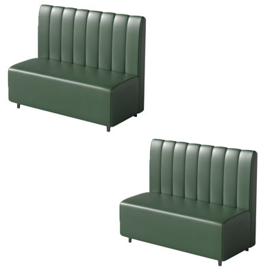 Faux Leather Upholstered Bench