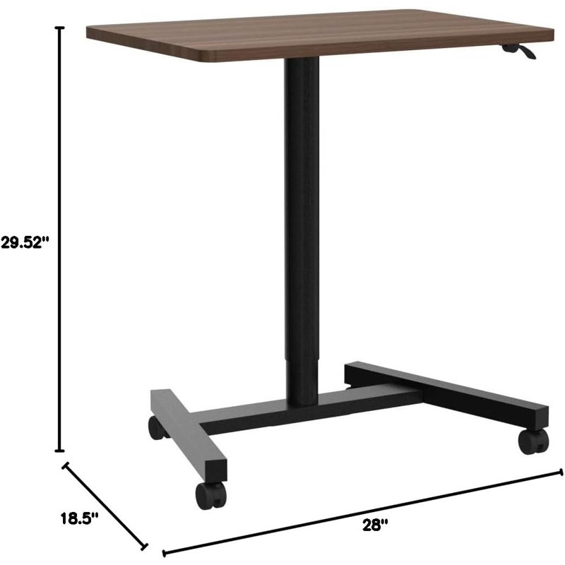 Bureau debout l 28 po Taelar, Brun / noir