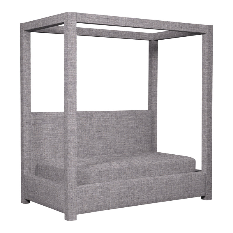 Thom Filicia Home Twin Solid Wood Daybed, Nomad Slate Crypton® Chenille