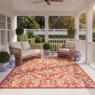 Tapis intérieur / extérieur Galena Performance Damask