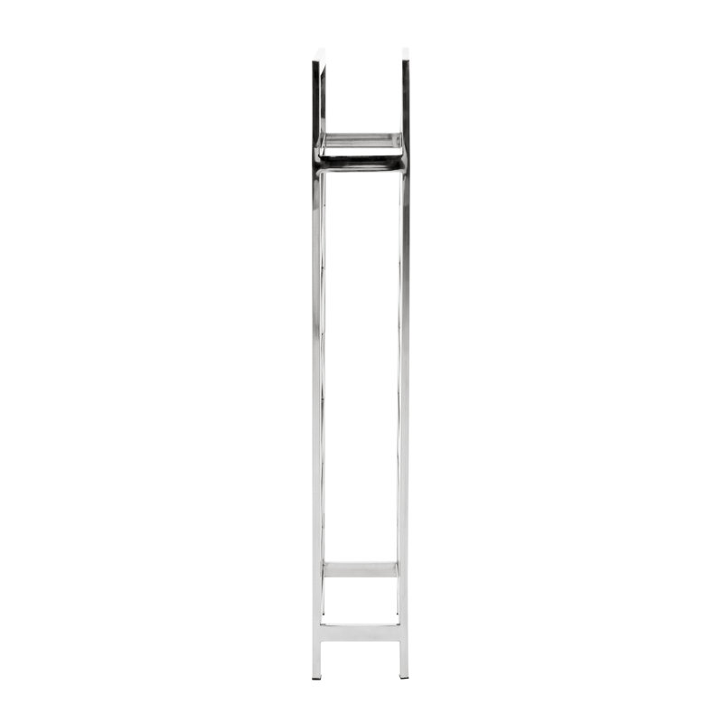 Barolo Floor Wine Bottle Rack Silver