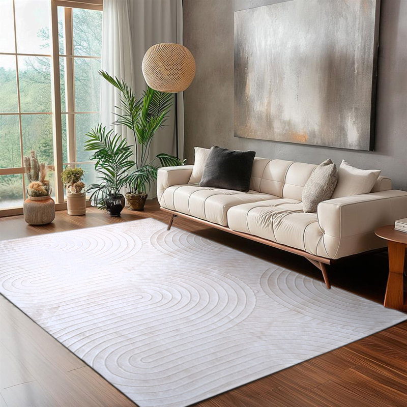 ZUMRUT Circle living room rug, Rectangle 200 x 300 cm