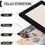 8 cadres photo tout-en-un de 8 ouvertures avec panneau décoratif central Family Family, cadre mural en PVC noir mat pouvant contenir des photos de famille standard de 4 x 6-1756404396