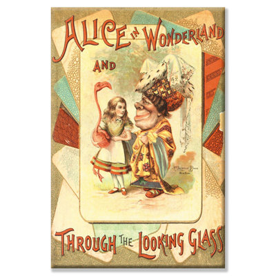 Alice In Wonderland And Through The Looking Glass Wrapped Canvas Advertisements