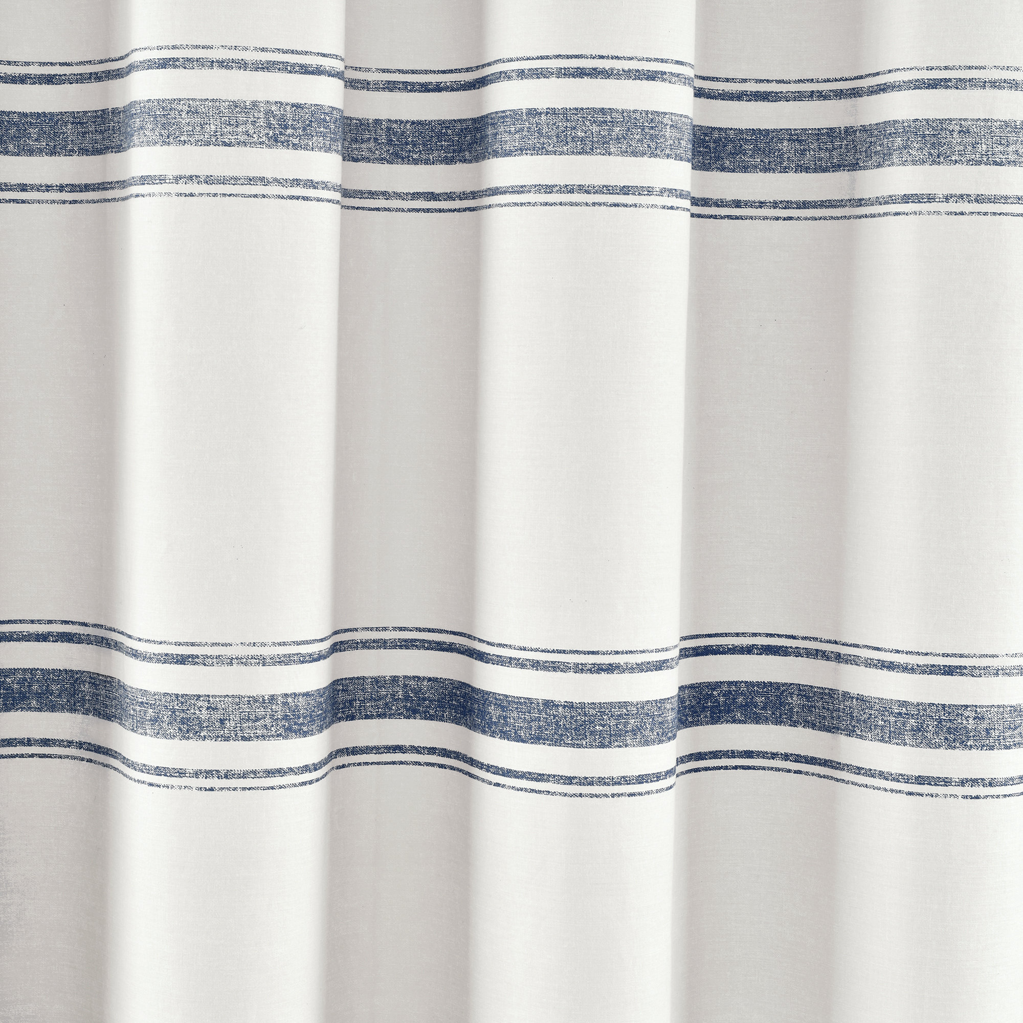 Gilroy Cotton Shower Curtain, Navy