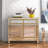 Latasha 38" W 2-Drawer Mirrored Solid and Manufactured Wood Chest-1354408210