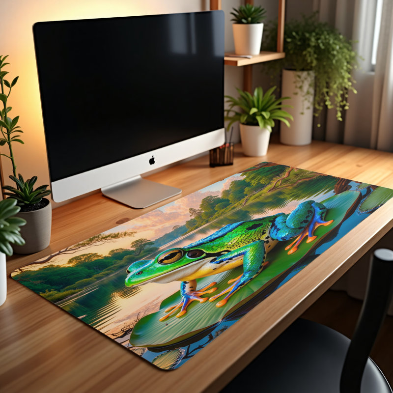 Polyester Desk Pad, 14.4x12.1