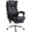 Chaises de bureau noires avec télécommande, siège réglable et pivotant, siège inclinable