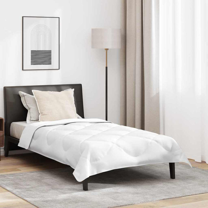 Microfiber Duvet Cover Set, 135 x 200 cm Duvet Cover + 1 Accent Pillow