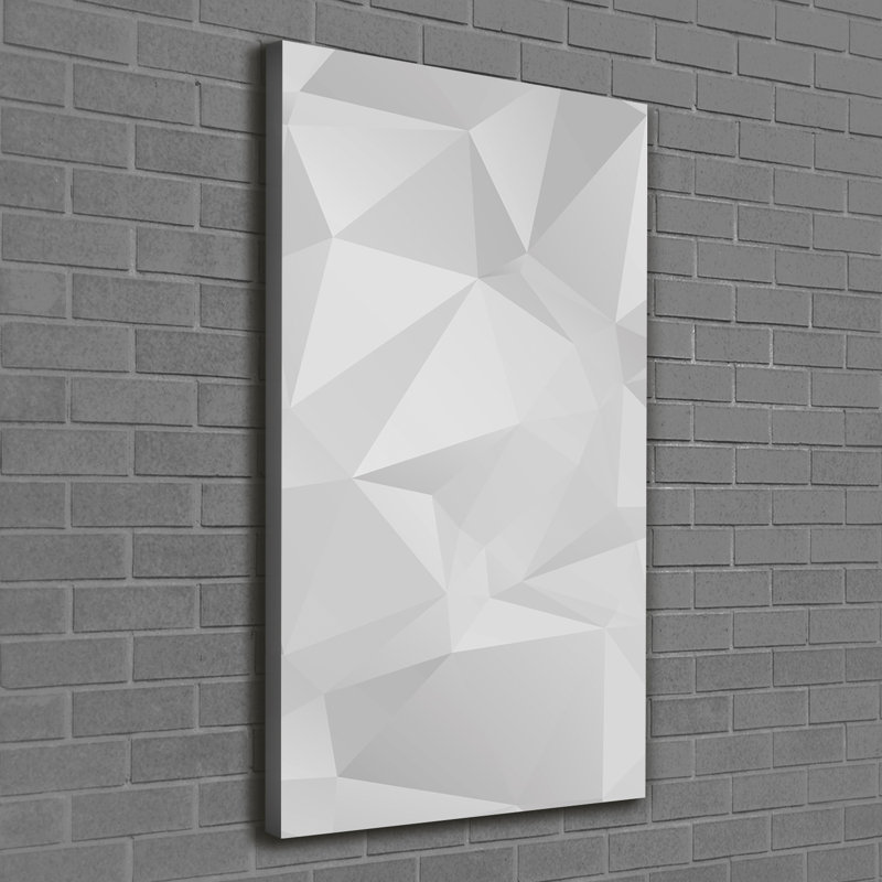 Abstraction Triangles - Wrapped Canvas Print