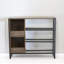 9 Pair  3 Tier Shoe Rack With Storage Industrial Entryway Hallway Furniture