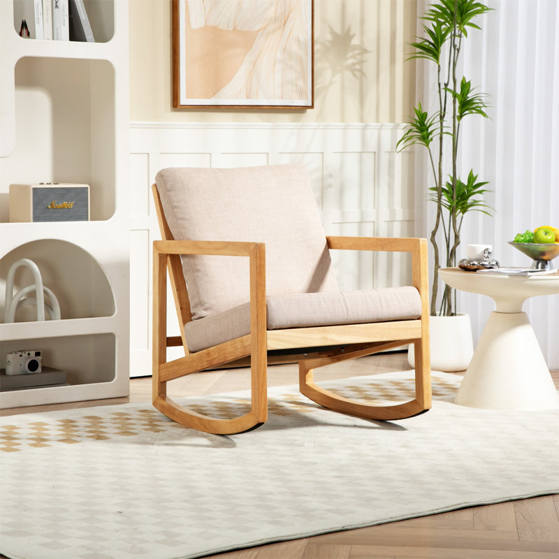 Filareta Upholstered Accent Glider Chair