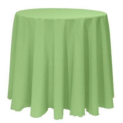 Ultimate Textile - Round Polyester Linen Tablecloth