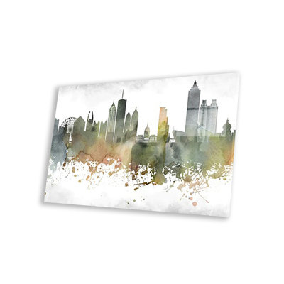 «Atlanta Skyline», impression sur verre acrylique