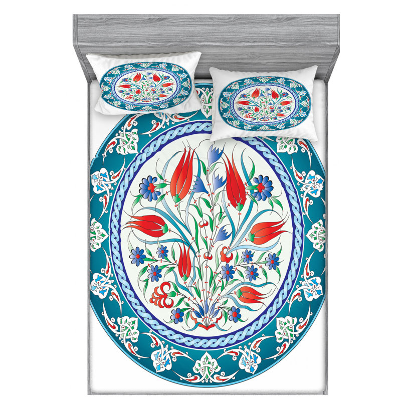 Microfiber Sheet Set, Full Sheet Set with Fitted Sheet