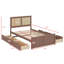 Lit plateforme avec rangement en bois et quatre tiroirs-199523504-199523507