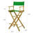 30" Folding Director Chair with Canvas-19623372-19623378