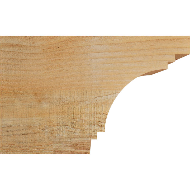 Pescadero Rough Sawn Rafter Tail, Douglas Fir, 10" H x 16" W x 4" D