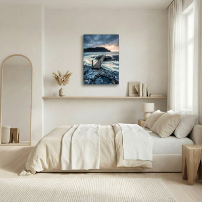 «Ocean Dock», reproduction d'art sur toile, ensemble de 1