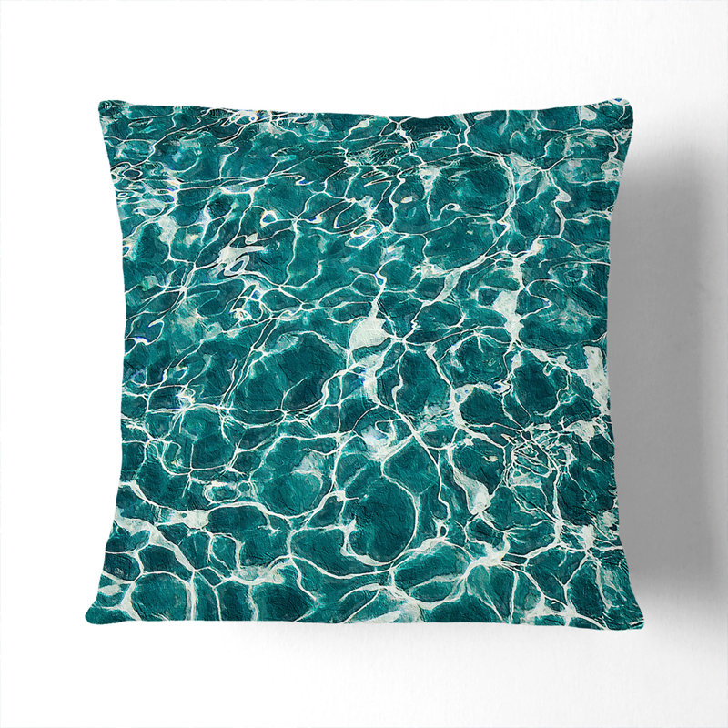 Square Cushion, 40cm H x 40cm W x 15cm D, White