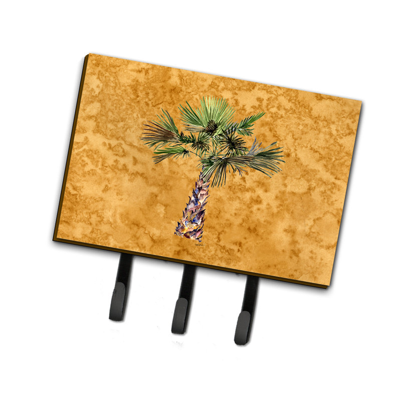 Organisateur de clés mural Palm Tree avec crochets à clés