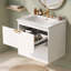 Meuble-lavabo mural moderne 24 po avec 2 tiroirs, armoire compacte pour les petites salles de bain et les salles d'eau-1192378205