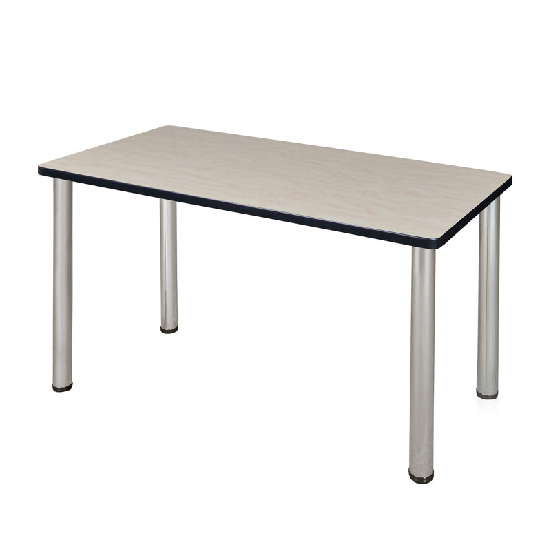 Plateau de table de formation Kee, Chrome, Érable, H 29 po x L 60 po x l 24 po