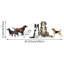 Autocollant de fenêtre Vintage Country Dogs