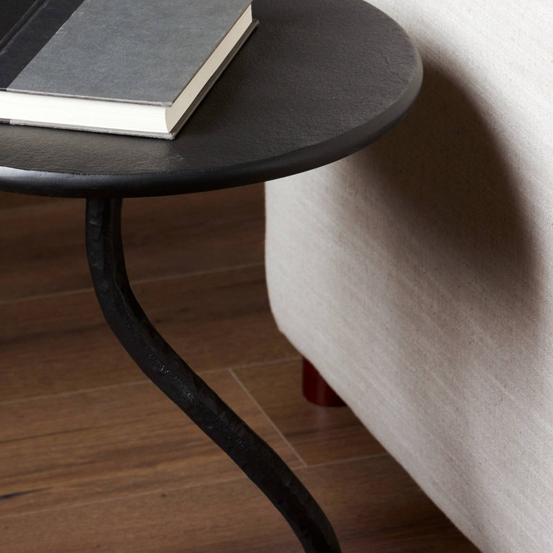 VERA End Table, Gunmetal