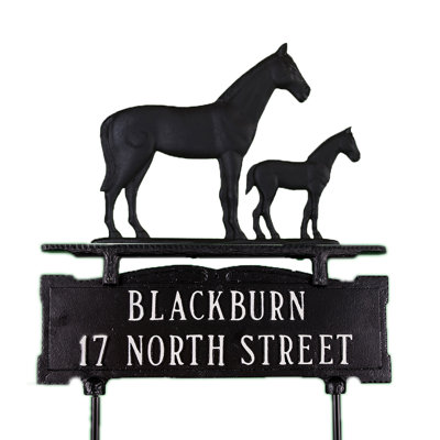 2-Line Lawn Address Sign