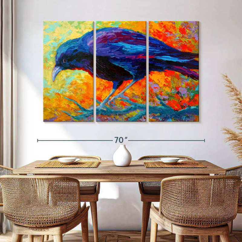 Crow IV, 42" H x 65" W