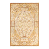Classic One-of-a-Kind 6' 1" X 9' 1" Hand Knotted Area Rug
