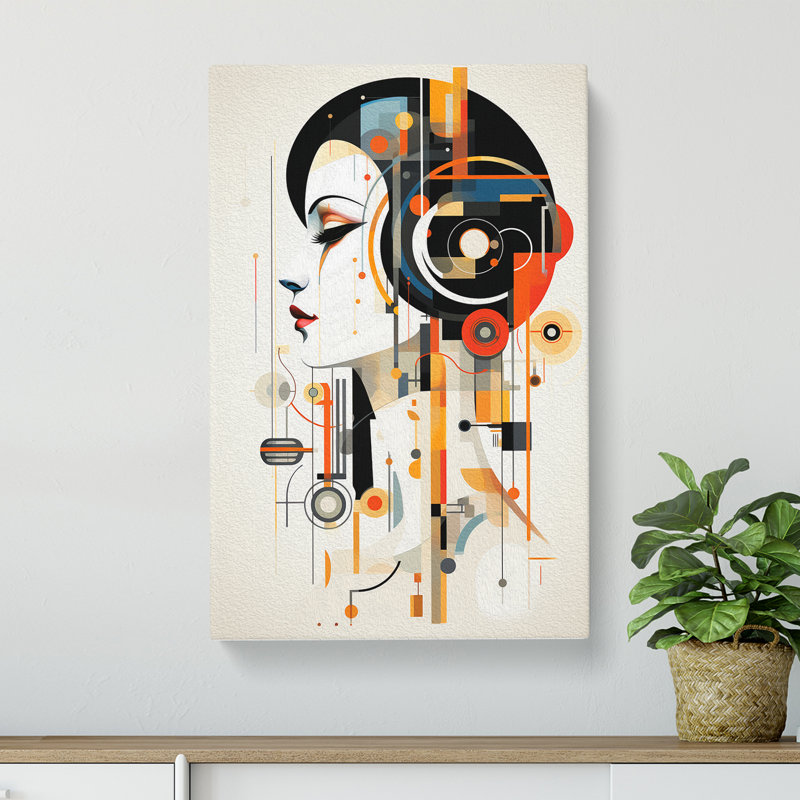 Bauhaus Nouveau No.2 - Wrapped Canvas, 76cm H x 50cm W x 3cm D